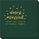 Confetti Dots Almost Married Napkins Image 3 of 3
